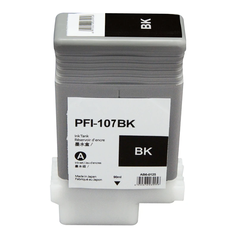 PFI-107 совместимый чернильный картридж для принтера Canon IPF670 IPF680 IPF685 IPF770 IPF780 IPF785 IPF-670 IPF-770 IPF 670 770 PFI107 PFI 107 - Цвет: BK