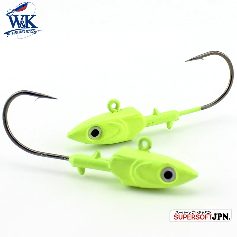 Used for 4" 5" Soft Lure Jig Head Hook 20g 30g 40g Soft Bait Jig Hooks