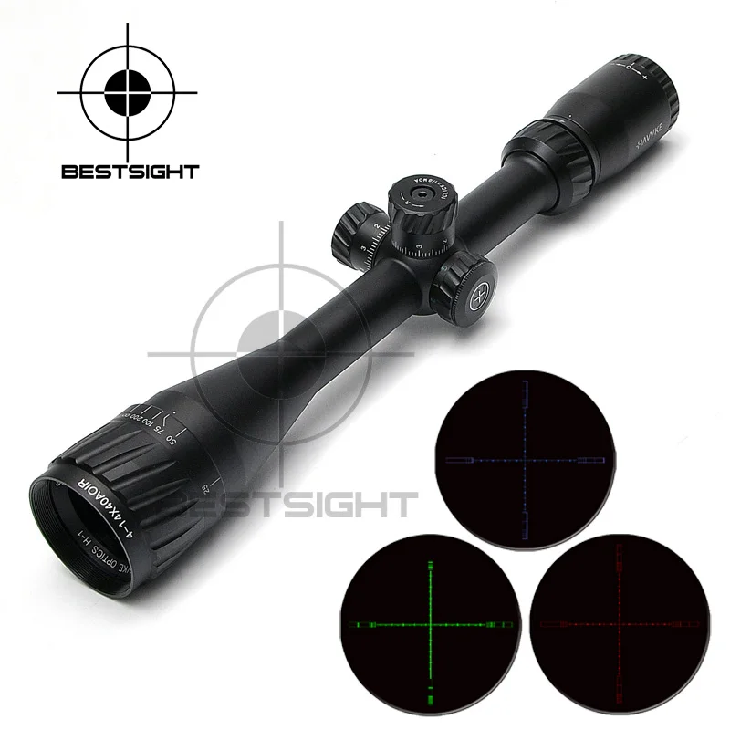 

HAWKE 4-14X40 AOIR Hunting Scopes RGB Illuminated Optic Sight Reticle Scope