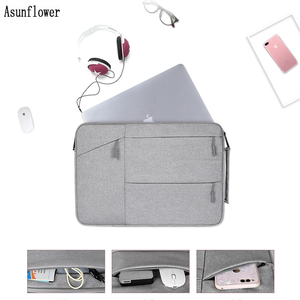 

Portable Laptop Bag For Macbook Air Pro 11.6 12.5 13.3 14.1 15.4 15.6 Inch Women Men Laptop Sleeve For XiaoMi Air PC Case Cover