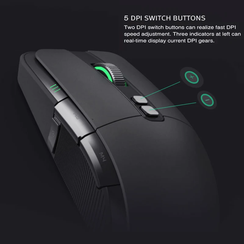 [Оригинал] Xiaomi портативная Проводная игровая мышь 7500 dpi 6 клавиш программируемая 2