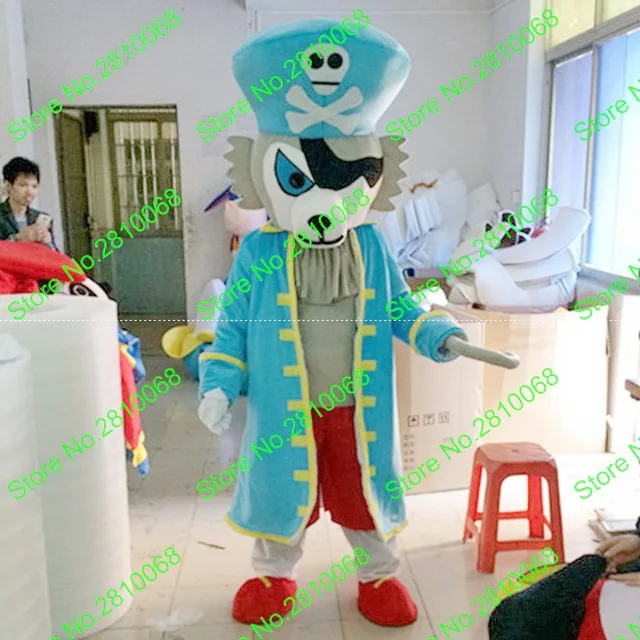 make eva material helmet pirate wolf mascot costume cartoon apparel