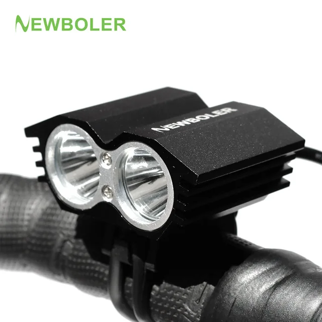 Best Offers NEWBOLER Sale! 5000 Lumen Waterproof XML U2 LED Bicycle Light Bike Light Lamp 4 Switch Modes with 75CM USB Cable