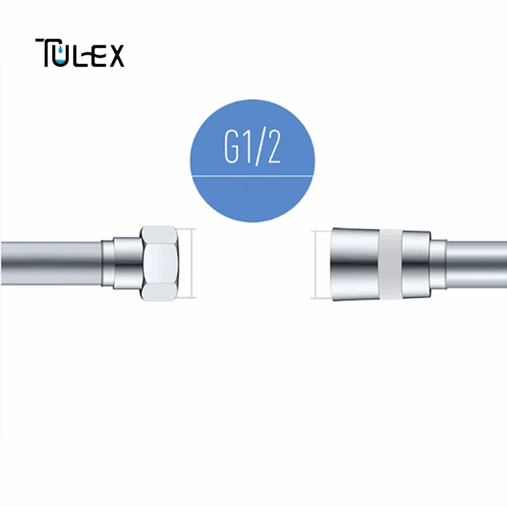 Tulex ПВХ душевой шланг водопроводный шланг 1,5 м 2 м Ванная комната ручной душевой шланг аксессуар для ванной комнаты взрывозащищенные трубы высокого качества