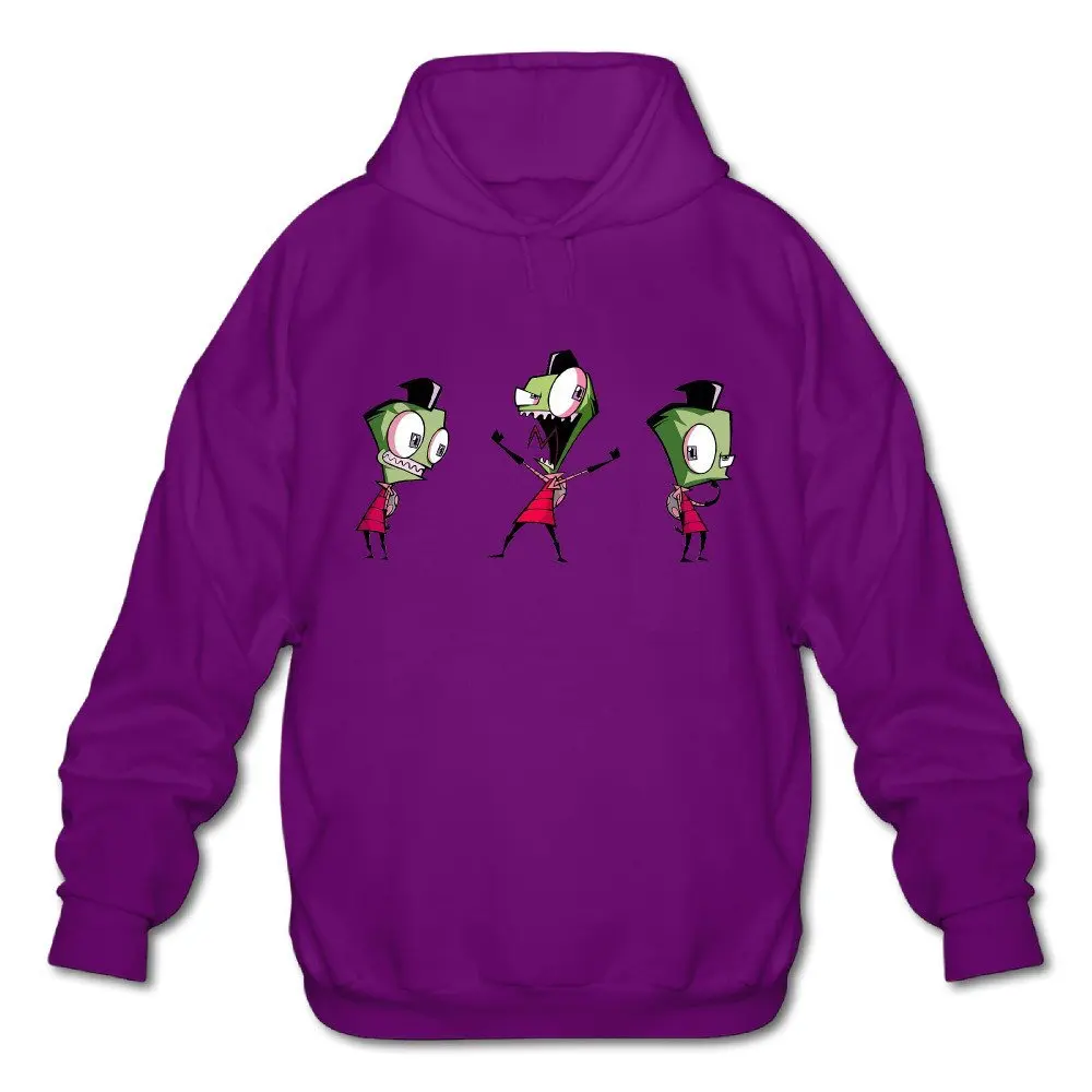 2017 мужская Invasor Invader Zim Толстовки Высокое Качество Новинка DIY Кофты С