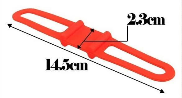 

5PCS Bike Light Holder Bicycle Handlebar Silicone Strap Flashlight Elastic Phone FixingTie Rope Band Torch Bandages