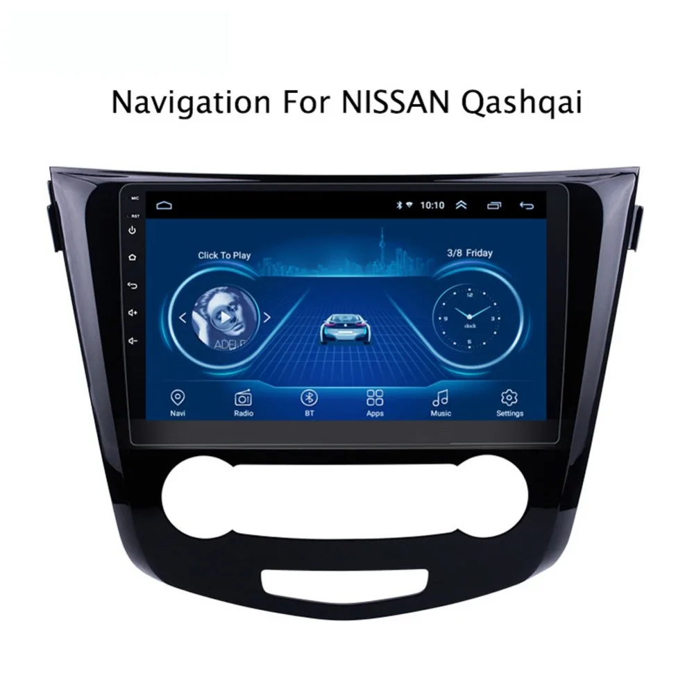 

Super Slim Touch Screen Android 8.1 radio GPS Navigation for Nissan x-trail Qashqai headunit tablets Stereo Multimedia Bluetooth