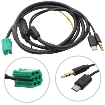 

Biurlink Digital Android Smartphone Aux 3.5mm Interface Audio In Adapter Fit For Renault Update List CD Models