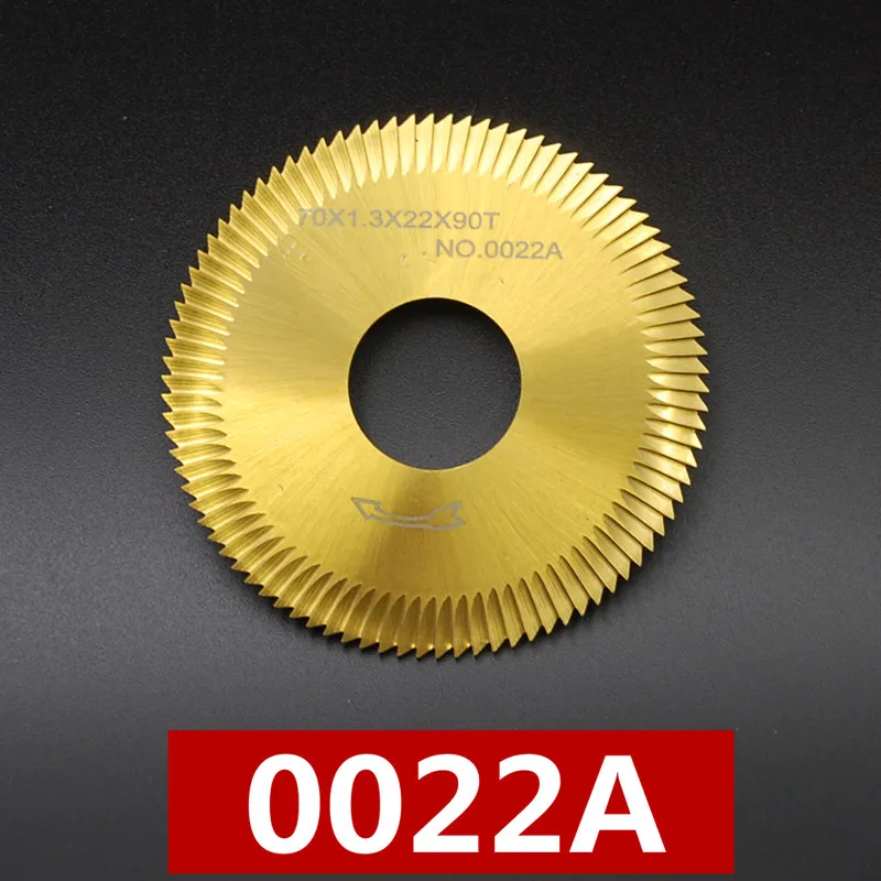 Боковая фреза (70X1.3X22X90T) 0022A HSS для Wenxing Key режущий станок 100B 202 100A1 100A2 100A 100A3 |