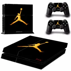 Новый Jordon Баскетбол винил Стикеры для Playstation 4 консоли + 2 контроллера кожи PS4
