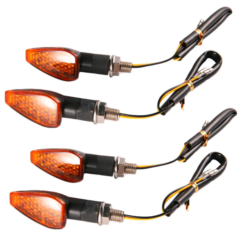 Buy ICOCO 4 Pcs Motorcycle Bike Black LED Turn Signal