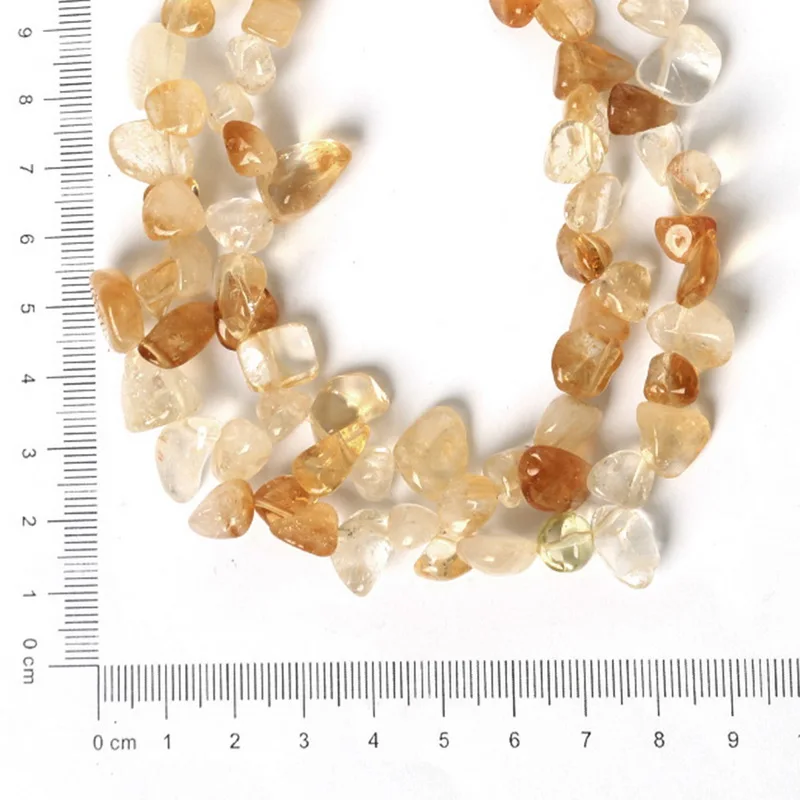 7-11mm 38cm/str Approx 58pcs Natural Straight Hole Stone Natural Stone Chips Beads For Jewelry Making Necklace Bracelet DIY
