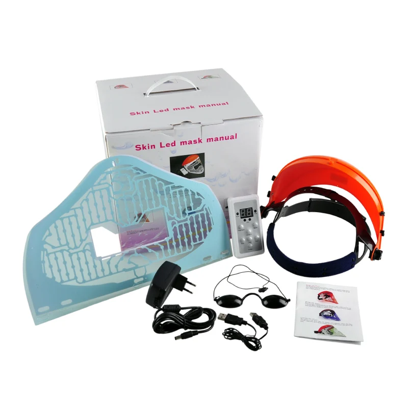 

LED red blue green light therapy beauty Mask, PDT Mask, LED skin rejuvenation skin Mask face skin care machine