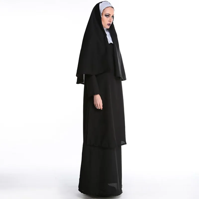 Fun Shack Womens Classic Nun Costume Adults Traditional Religious Sister Dress