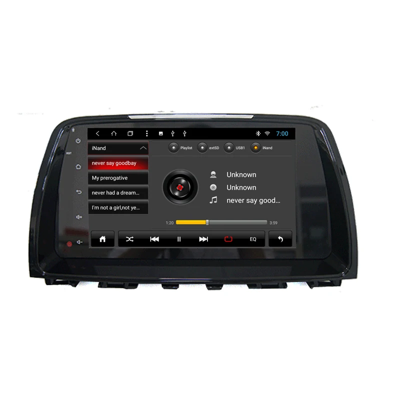 Clearance YAZH 2 Din Android Car Radio for Mazda 6 2014 GPS navigation 9.0 inch IPS HD Video Display 2GB 32GB 1080*600 Android head unit 2