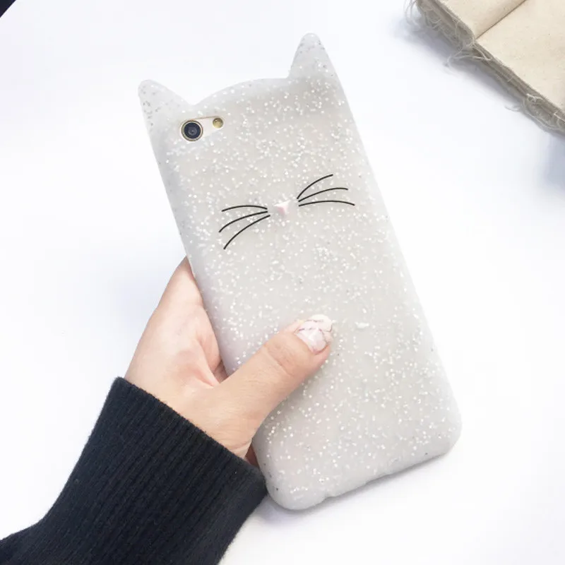 Мягкий силиконовый чехол 3D Cat для Xiaomi Mi A1 A2 Lite 8 6 5 Max 2 Redmi Plus 6A 4A 4X Note Pro 5A Prime 4X4 3