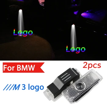 

2pcs For BMW Accessories Led Car Door Light For F30 M3 X DRIVE M Performance Logo Laser Projector Ghost Shadow Lamp
