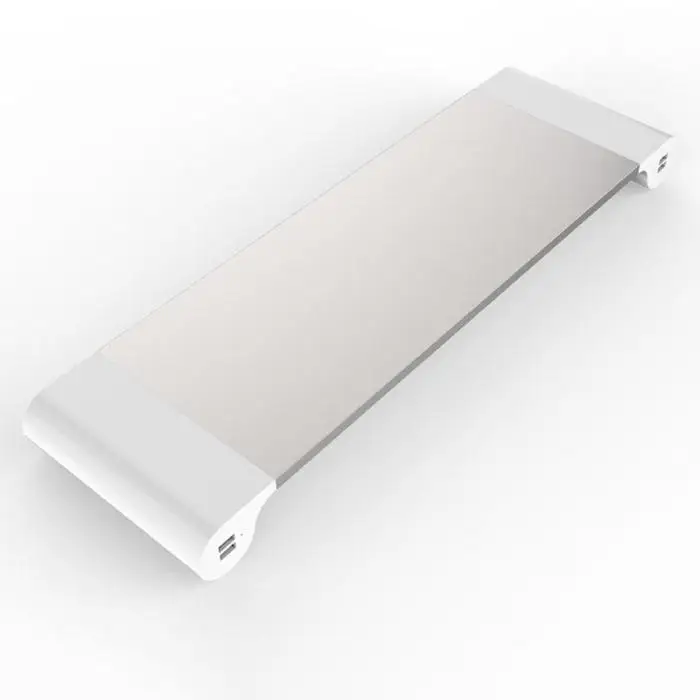 Aluminium Alloy Base Holder Smart 4 USB Port Charger Stand for PC Desktop Laptop