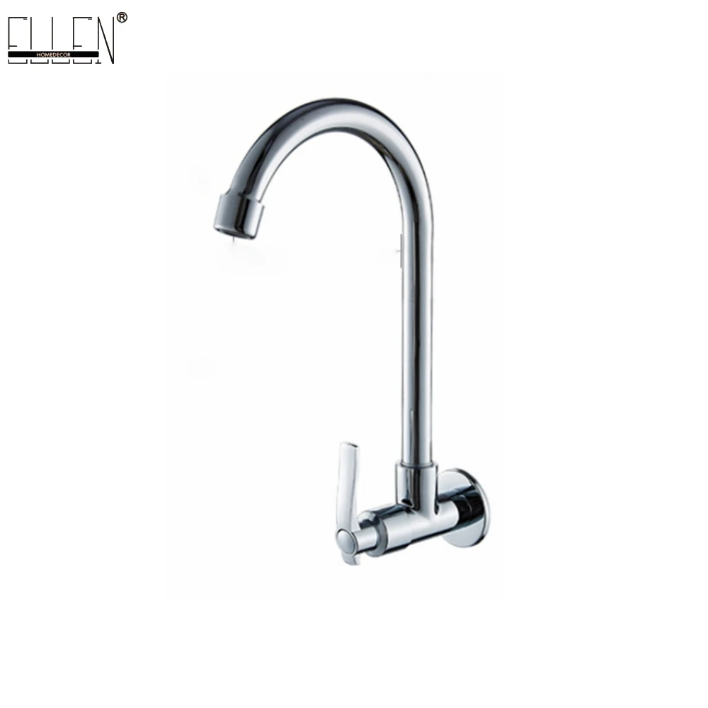 Wall Mounted Single Cold Kitchen Faucet With Swivel Spout Drinking Water Tapin Kitchen Faucets