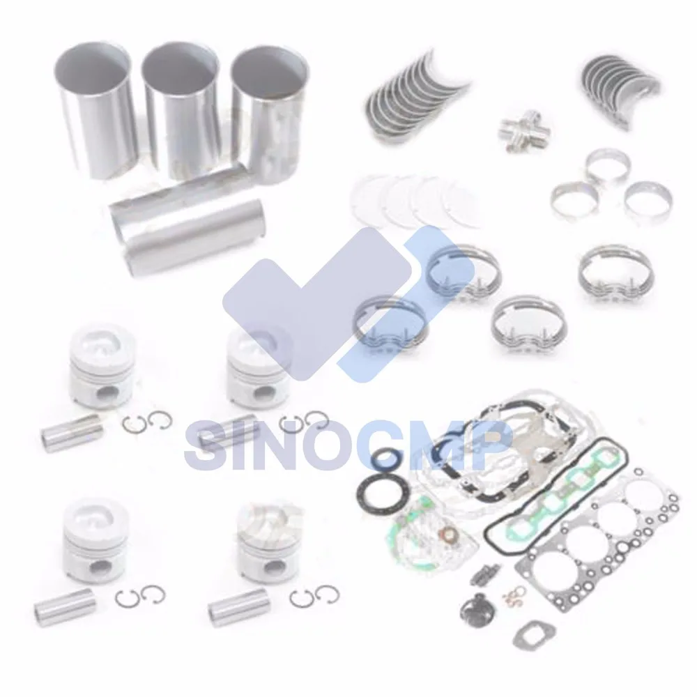 

4BD1 4BD1T 3.9L Engine Overhaul Rebuild Kit for Hitachi EX90 EX100 Kobelco SK60 Excavator