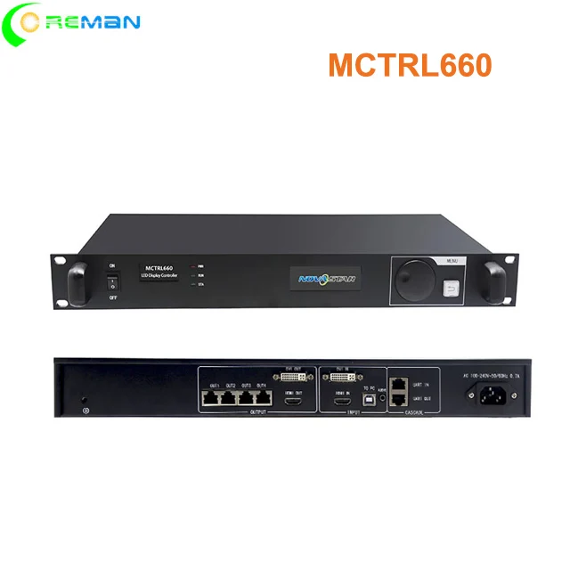 

NOVA led display controller mctrl660 sending card DVI video processor P6.67 full color led display screen