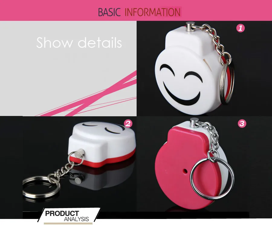 Personal Alarm smiling face DP-SDSF-Y 8