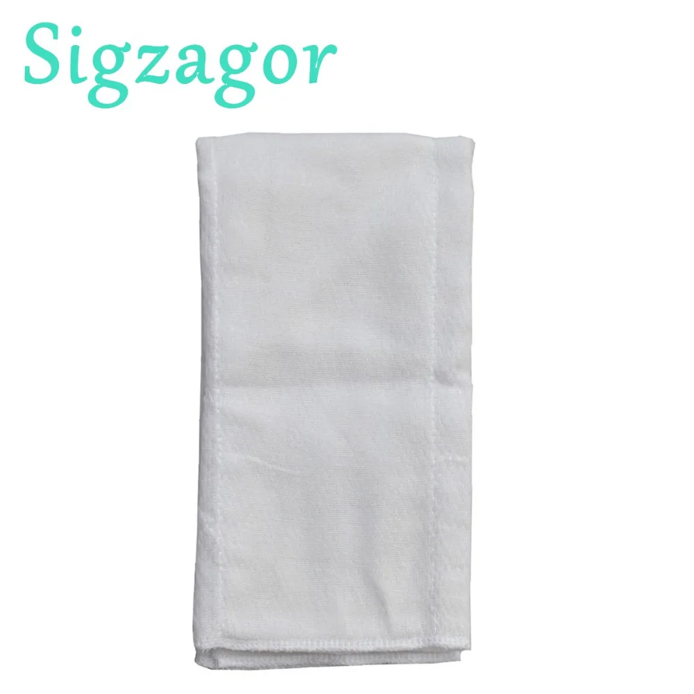 

[Sigzagor] 2x3x2 Prefold Cloth Diaper Nappy Insert Burp Cloth 100% Cotton Gauze Muslin 49x35cm 19.3x13.8in 1 piece