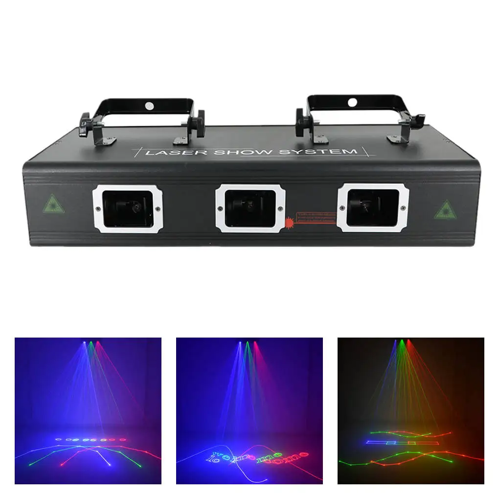 

AUCD 500mW RGB Full Color Beam Animation Scan Projector Laser Lights PRO DMX DJ Party Star Stage Performance Show Lighting 503F