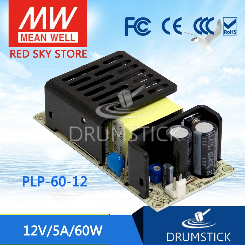 

MEAN WELL PLP-60-12 12V meanwell PLP-60 12V 60W Single Output LED Power Supply