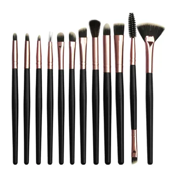 

12 Piece Makeup Brush Black Eyelash Brush Makeup Eye Shadow Brush Highlighter Brush Setpinceis de maquiagem,