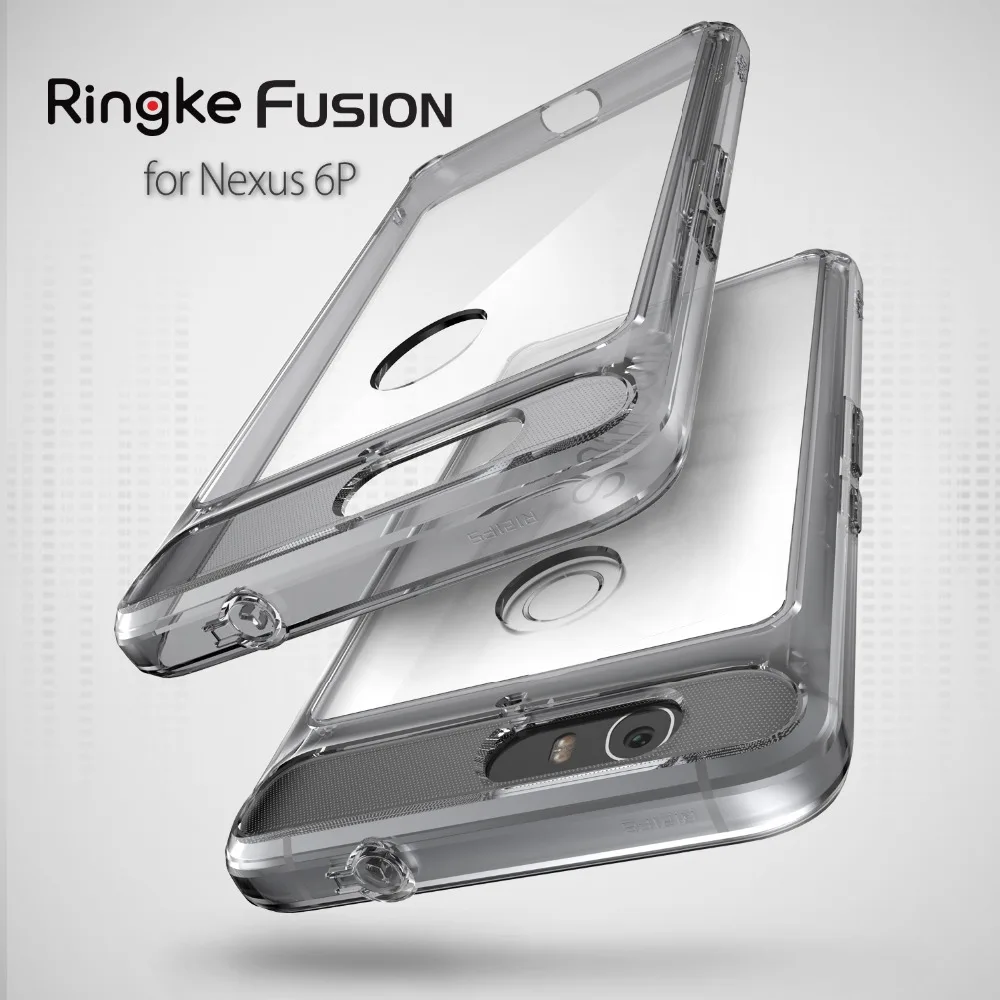 

100% Original Ringke Fusion Google Nexus 6P Case Premium Drop Resistance Shockproof Clear Hard Back Cover Cases for Nexus 6P