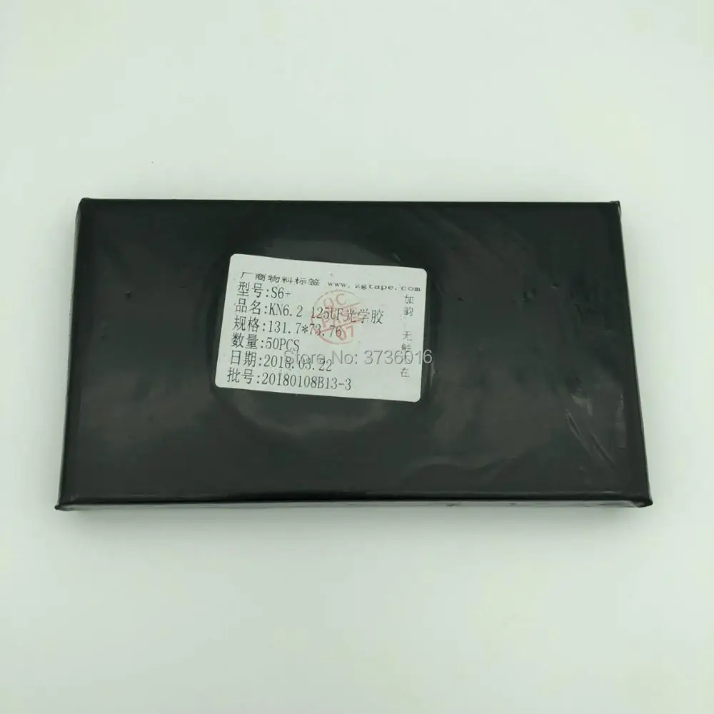 125um kawin kn 6.2 الهجين OCA فيلم ل samsung S6 حافة زائد LCD شاشة الزجاج OHF UF OCA فيلم الترقق للهاتف المحمول إصلاح