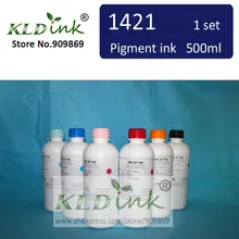 [КЛД чернила] 6 шт. x 500 мл Совместимость BCI1421 BCI-1421 BCI1441 BCI-1441 пигментные чернила для W8200 W8400 большой принтер формата