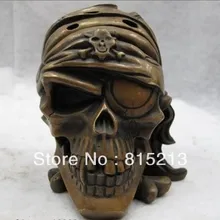 Bi00185 Народная сказка классическая Медь Майя Kultur призрак Череп и скрещенные кости мертвая голова