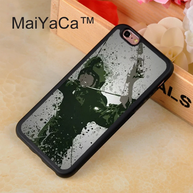 333_L1842_W658_M7939_Free shipping green pop marvel hero dc culture splatter super arrow bow case for iPhone 6 6 Plus 5 5s 5c 4 4s with gift