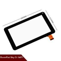 Новый 7 дюймов сенсорный экран для RoverPad Sky C7 Wi-Fi таблетка сенсорный Панель с заменяемым датчиком на стекле, бесплатная доставка