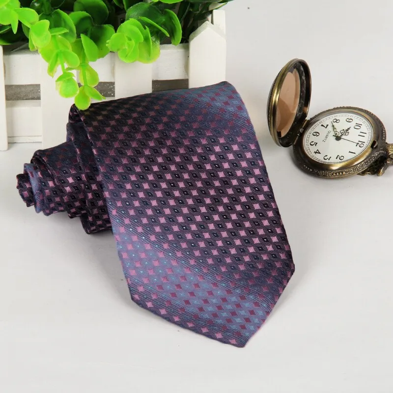 20 цветов, брендовый жаккардовый галстук, модный, Повседневный, дизайнерский, формальный, gravatas de seda, тонкий галстук, шелковый галстук для мужчин, 8 см lote - Цвет: DL17