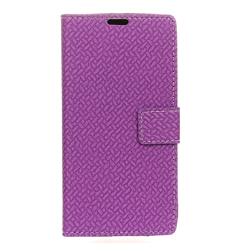 Чехол в стиле ретро для LG Stylo 4 Q Stlyus Cover Weave Litchi бумажник с изображением персонажей из мультфильма карта PU кожаный чехол-подставка для LG Q Stylus Stylo 4 - Цвет: weave purple