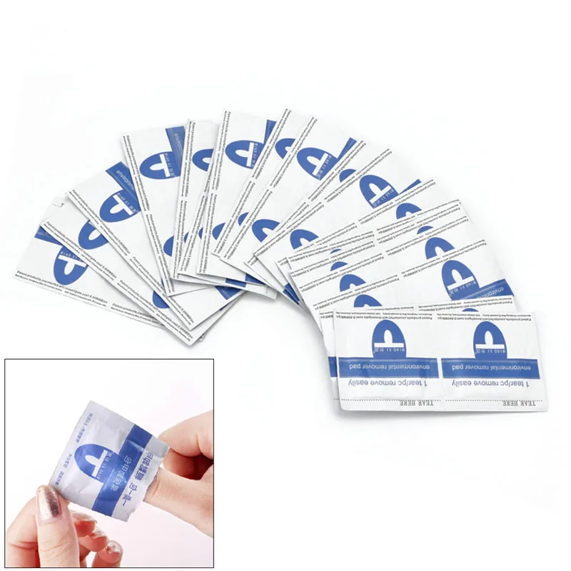 

Gel Polish Removers Acetone Pads Foil Wraps Nail Art Cleaner 50PCS Practical