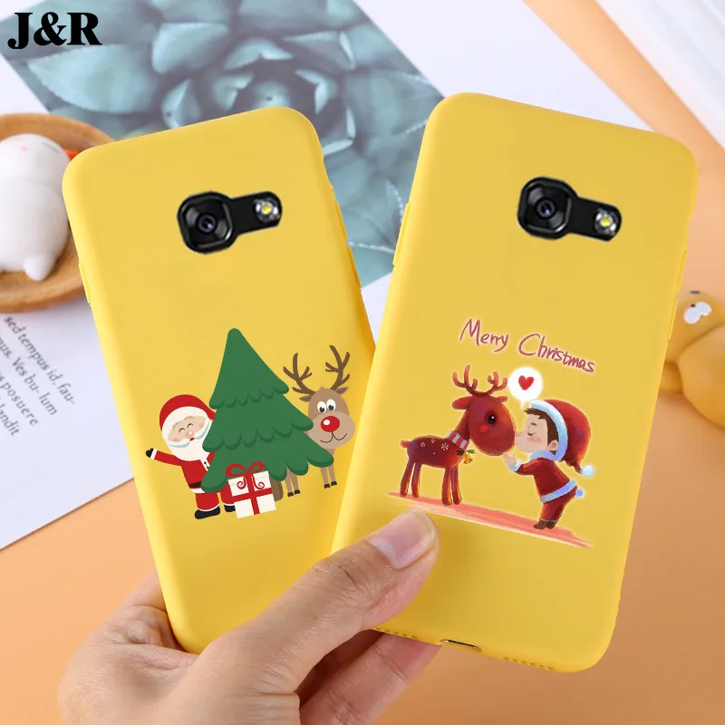 For Samsung A5 2017 Case Soft Silicone Phone Case for Samsung Galaxy A5 2017 SM-A520F Cover Christmas for Samsung Galaxy A5 2017