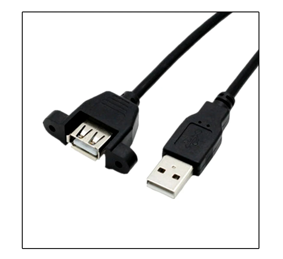 USB 2,0 удлинитель с ухом usb удлинитель мужчин и женщин провода расширение может быть зафиксирован для портативных ПК USB кабель удлинитель