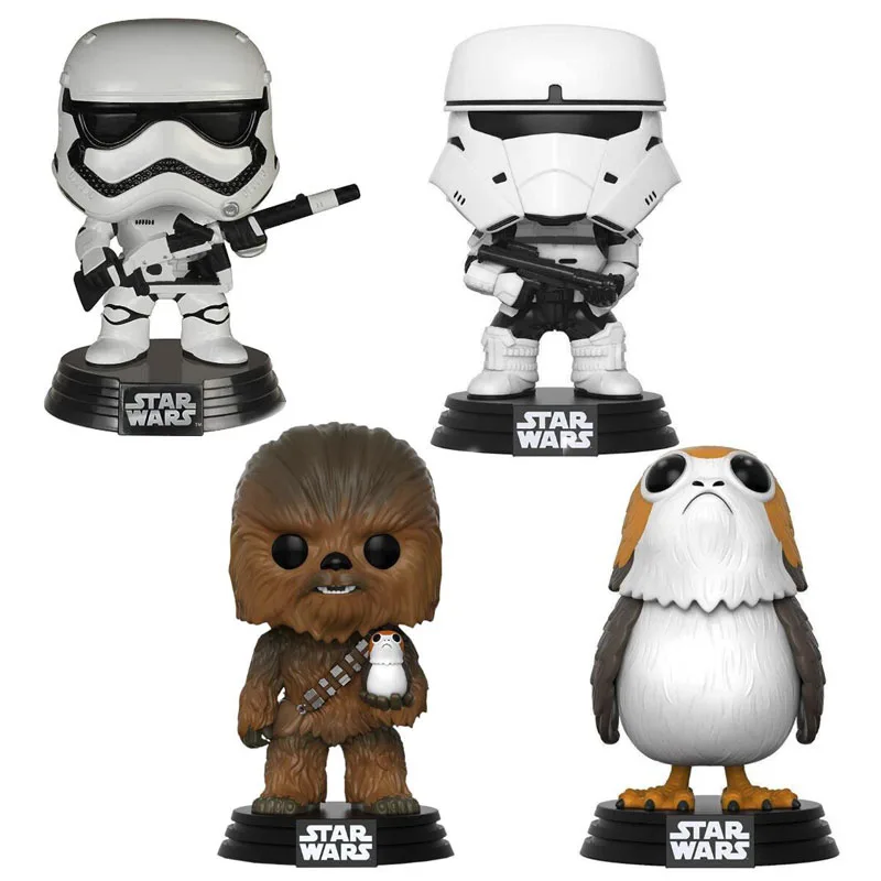 

Star War Porg & First Order & Combat Assault Tank Trooper 10cm Viny Model Figure Toys