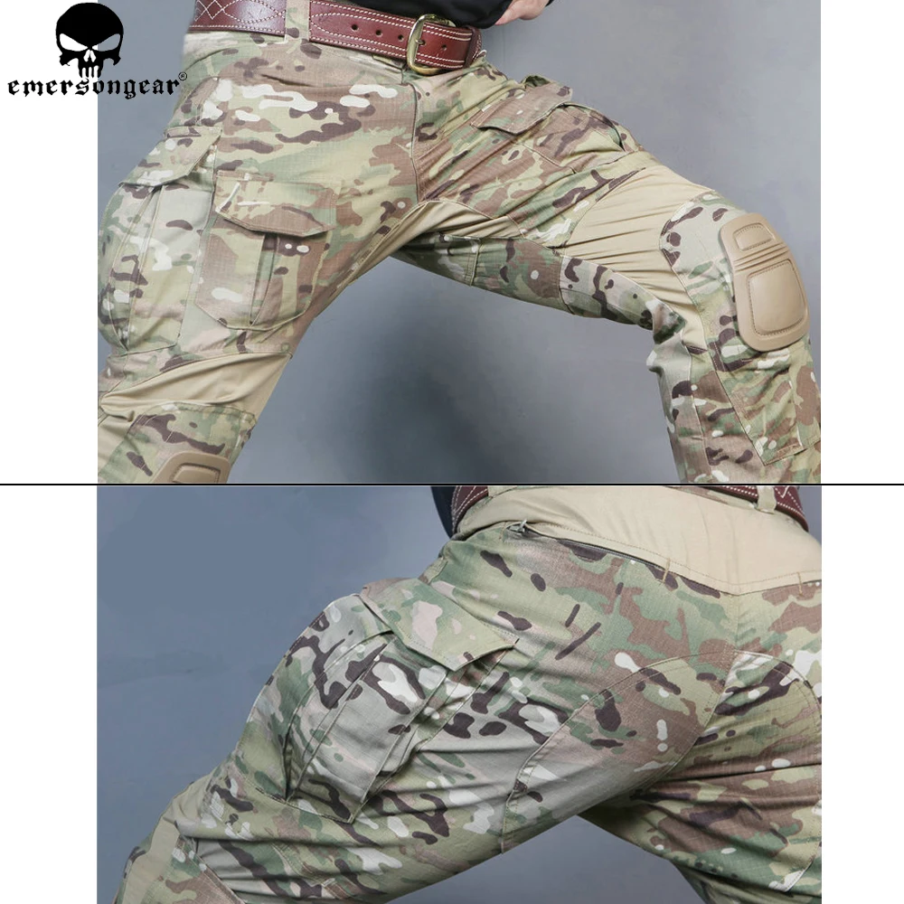 Армейские брюки EMERSONGEAR G3 для охоты страйкбола Мультикам с наколенниками|g3 pants|pants