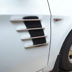 Универсальный автомобильный капот боковой поток вентиляционная решетка воздушная сеть Декор для двери автомобиль-Стайлинг наклейки DIY