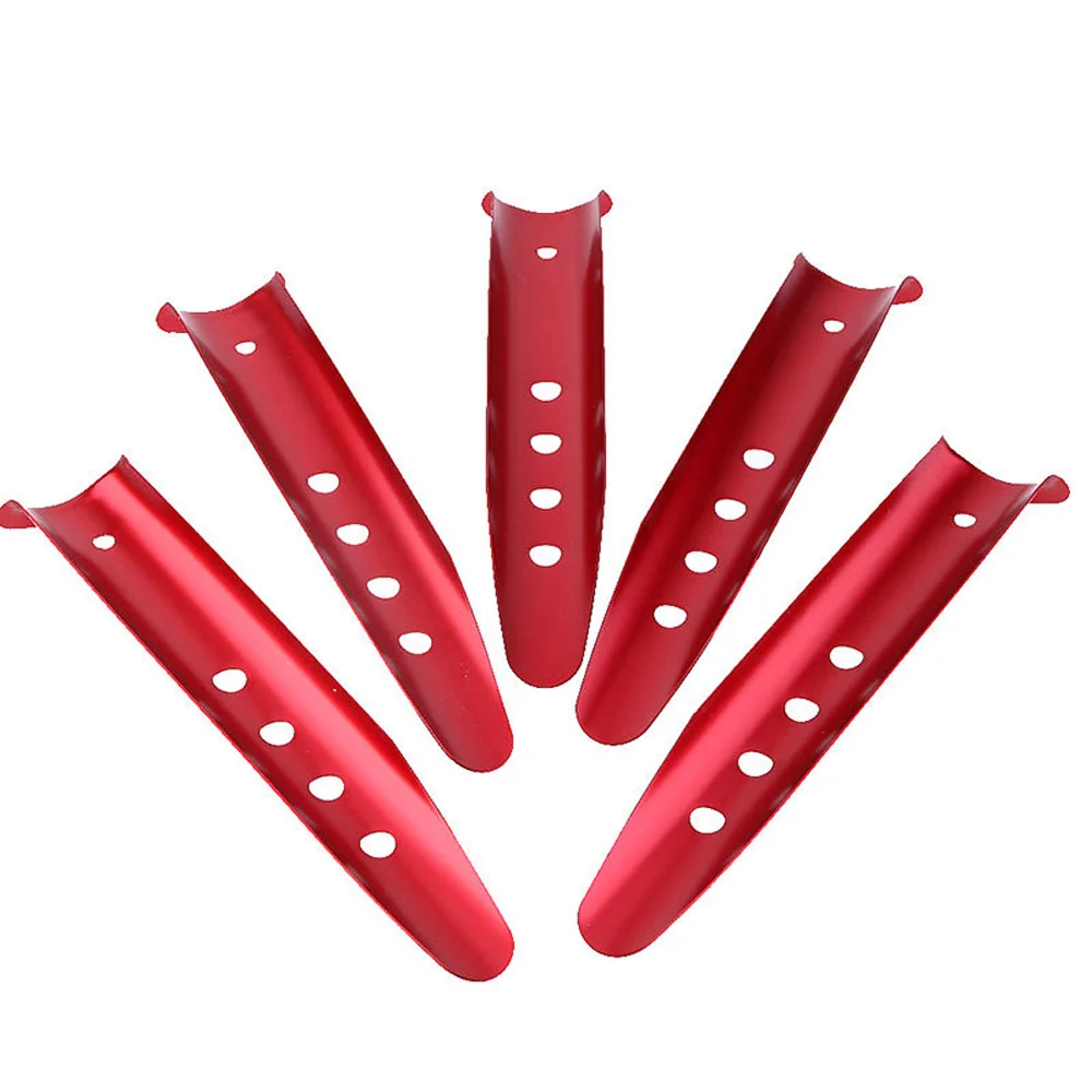 5lots Aluminium Alloy U Shape Tent Peg Outdoor Hiking Snow Sand Tent