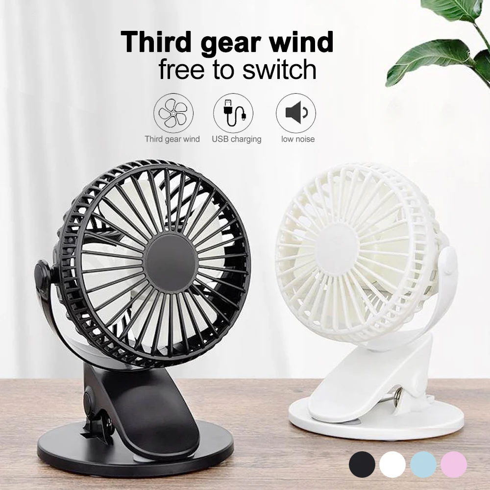 

DIDIHOU Portable Mini USB Desk Fan For Home Office ABS Desktop Computer Fan Electric Desktop Home Office Electric Fan