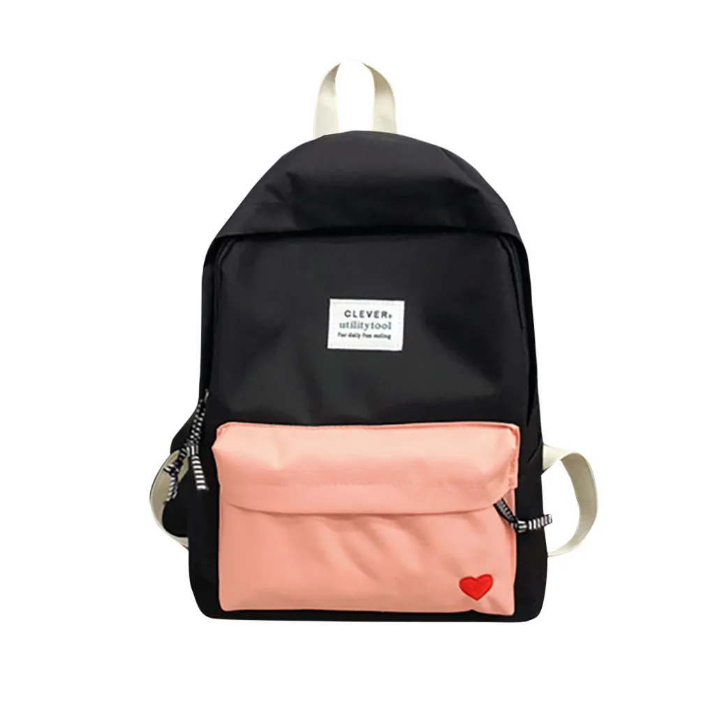 

Backpack Travel Men Women New Fashion Portable Backpacks Computer Casual Wild Contrast Color Backpack Bags 2019 Casual backpack