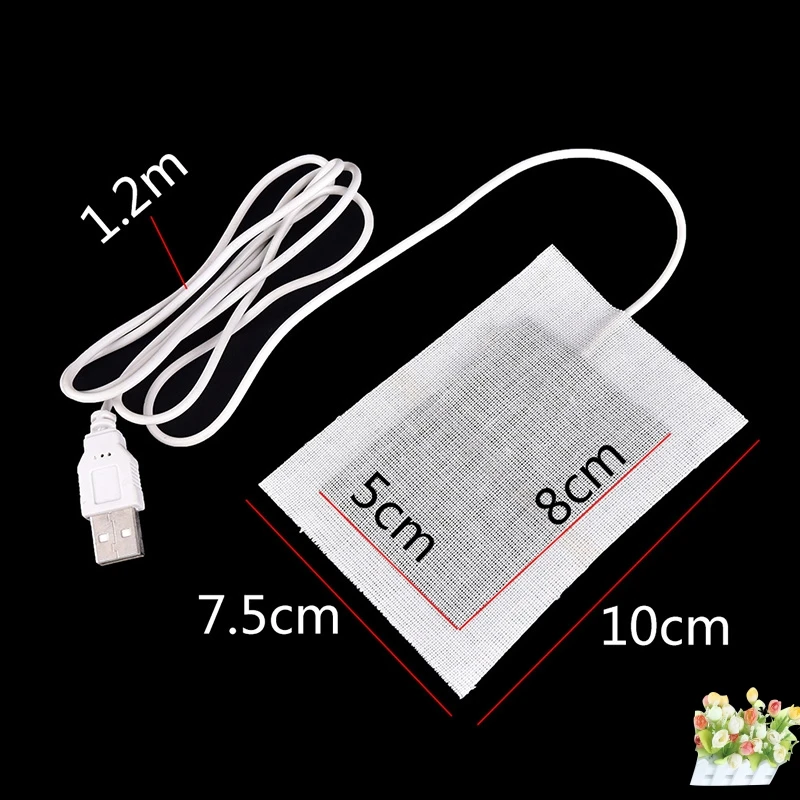 

1pc Portable Warm Plate USB Heat pad Winter USB Heating Heater for Mouse Pad Shoes Golves