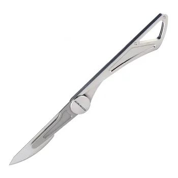 

TITANER Dragonfly Wings Titanium Surgical Blade Mini Key-chain Folding Knife for EDC Outdoor Rescue Only 10g
