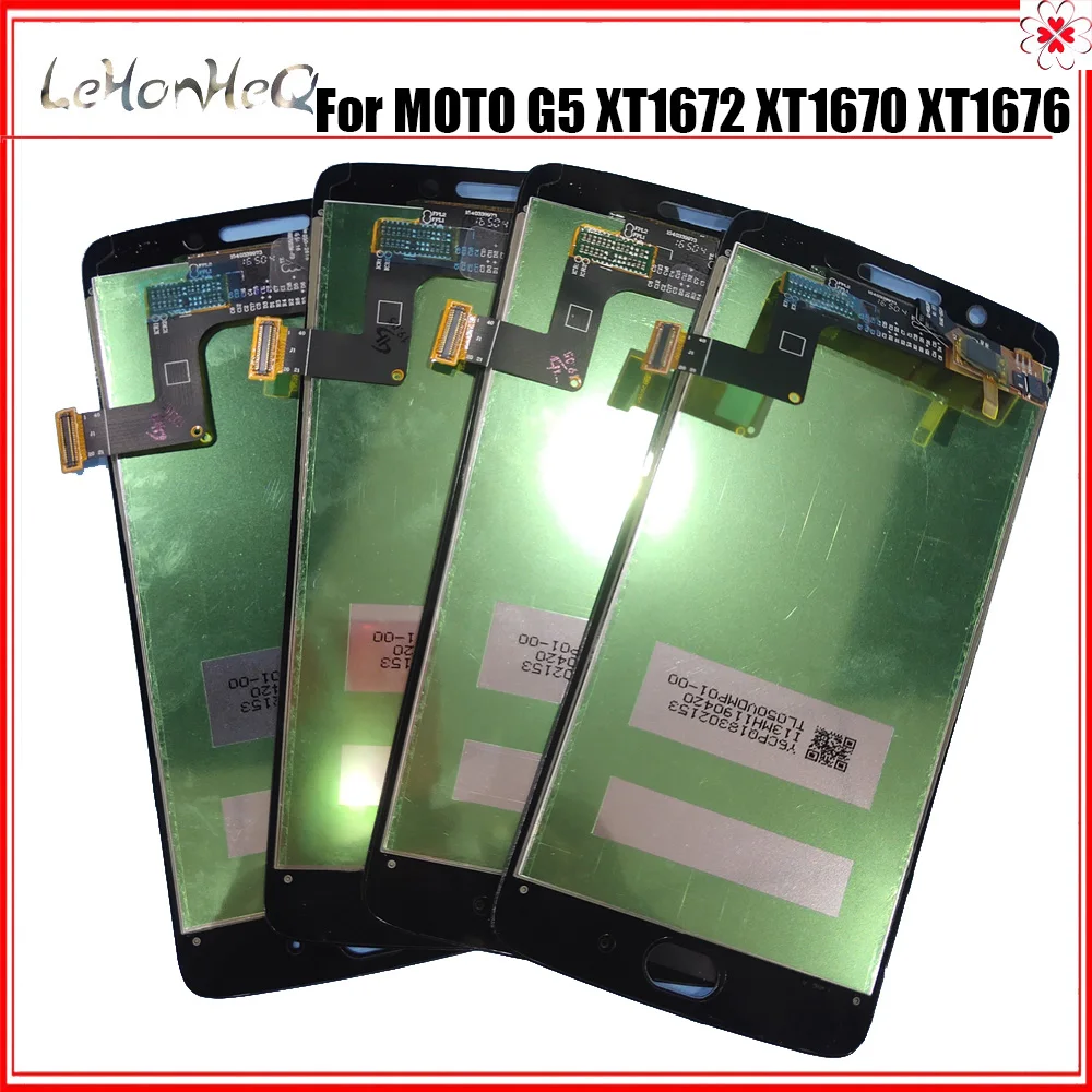 

10 piece/lot Display For MOTO G5 XT1670 XT1676 LCD For Motorola MOTO G5 XT1672 Display Touch screen Digitizer Assembly LCD